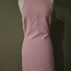 Endless Rose Light Pink Backless Halter Dress